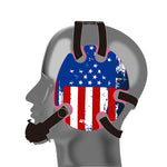 Wrestling earguard with US Flag delcas