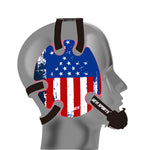 Wrestling earguard with US Flag delcas