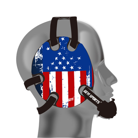 Wrestling earguard with US Flag delcas