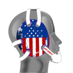 Wrestling earguard with US Flag delcas