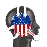 Wrestling earguard with US Flag delcas