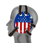 Wrestling earguard with US Flag delcas