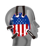 Wrestling earguard with US Flag delcas