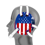 Wrestling earguard with US Flag delcas