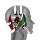 Wresling Headgear Mexican flag Stickers