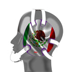 Wresling Headgear Mexican flag Stickers